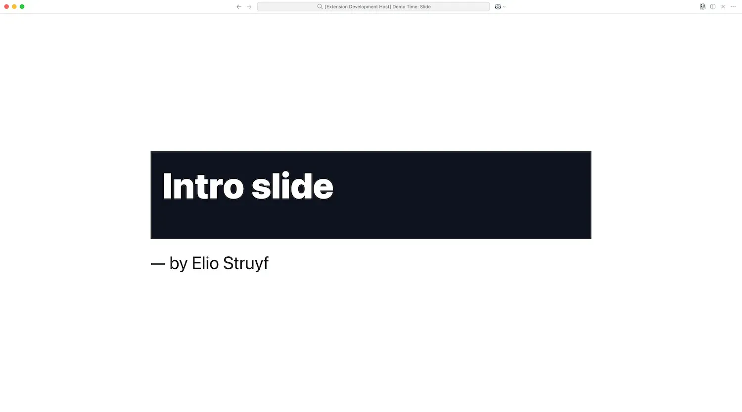 Intro