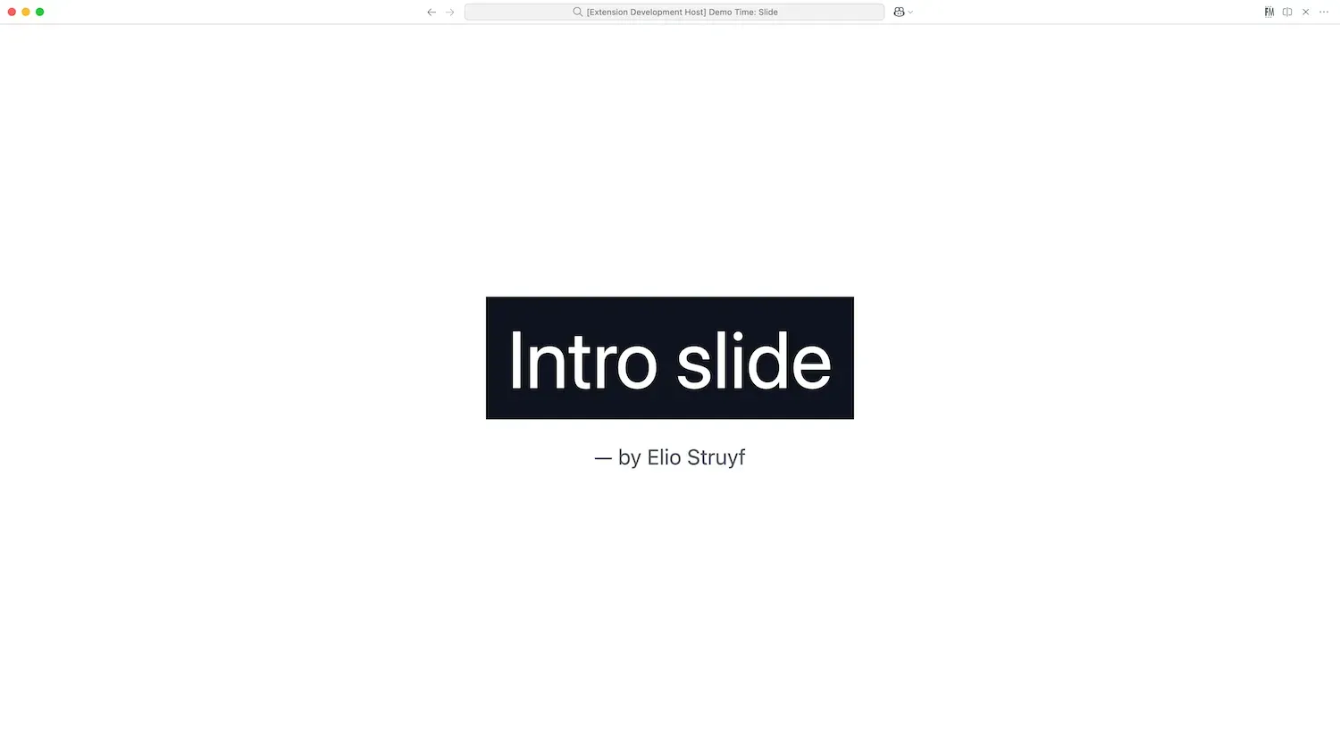 Intro