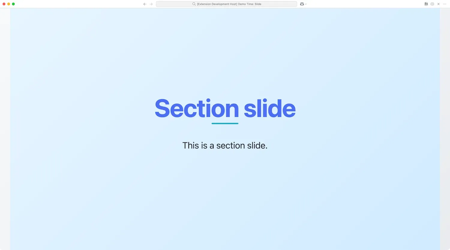 Section